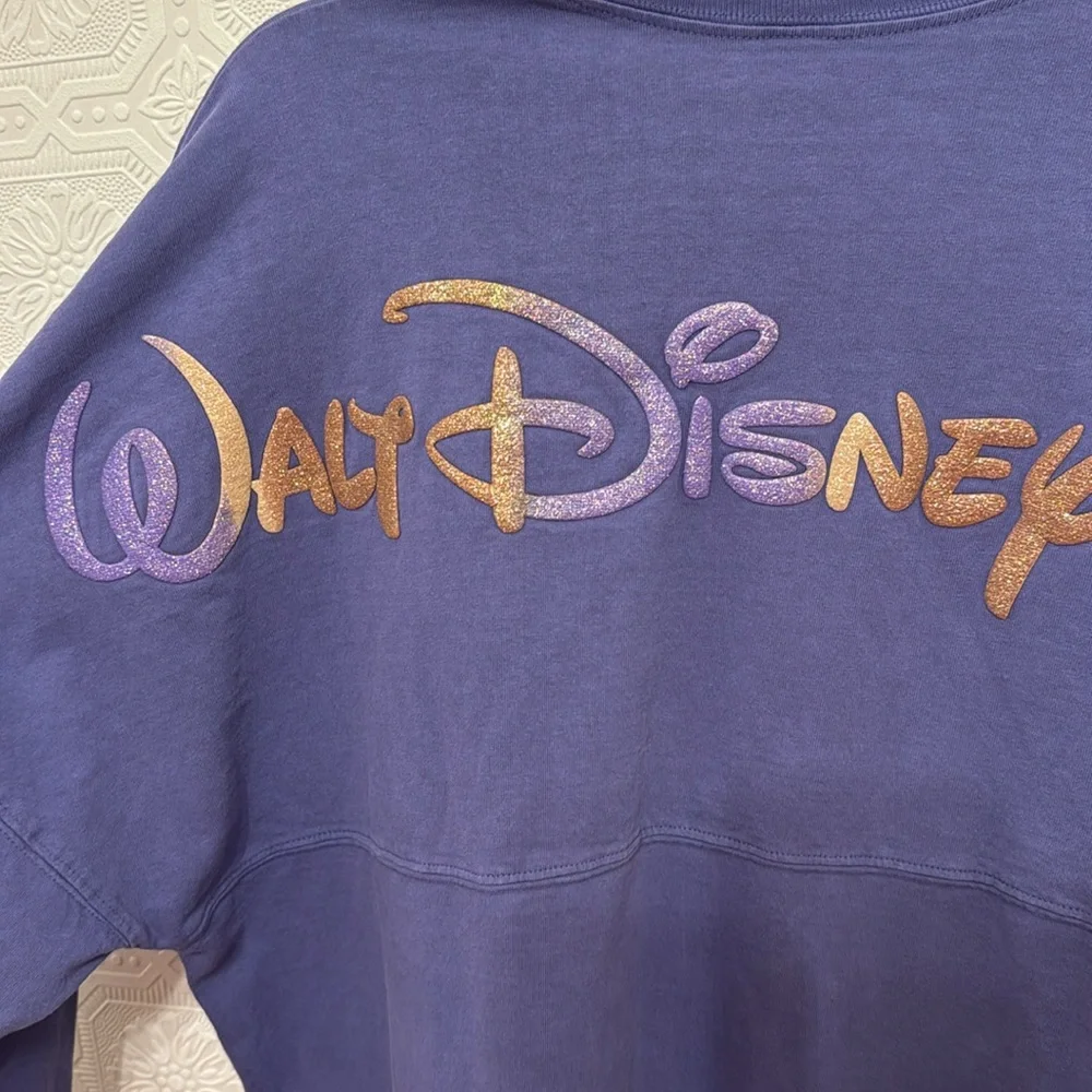 Walt Disney World 50th Spirit Jersey Glitter Lilac Spirit Jersey Size L